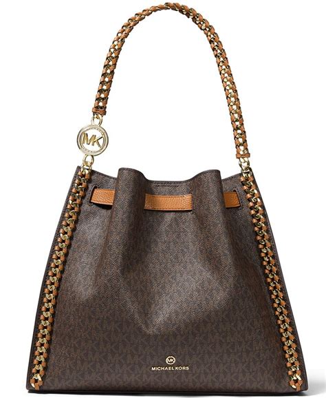 michael michael kors mina large chain shoulder tote